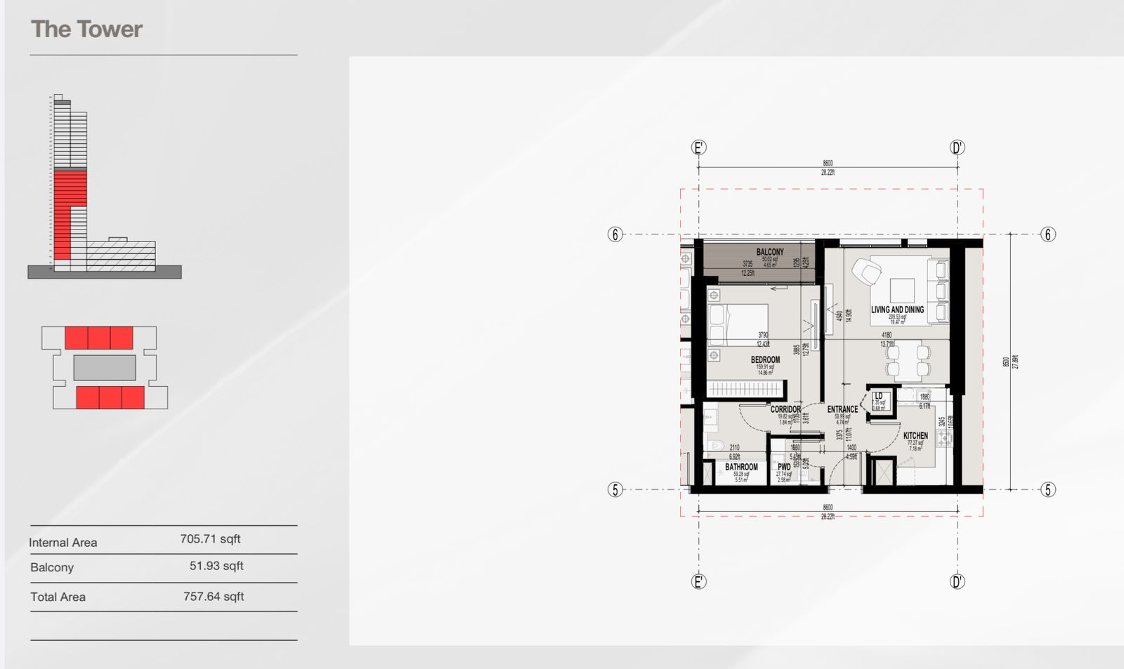 Floor Plan of Apartment 2